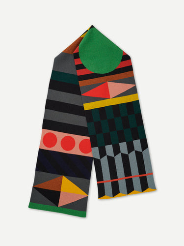 LARGE GEOMETRIC SCARF MULTICOLOUR 2023 ARCHIVE COLLECTION