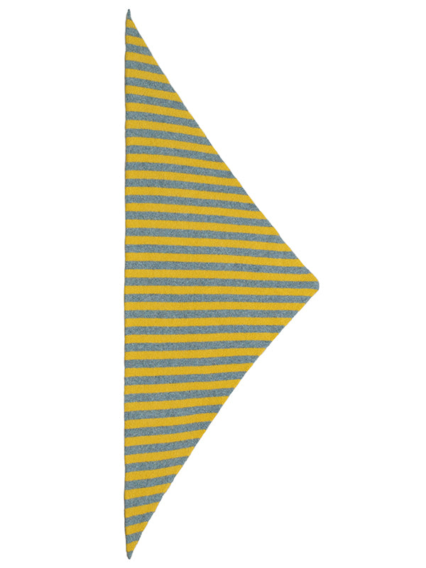Striped Triangle Neckerchief Jungle & Turmeric Sample Sale