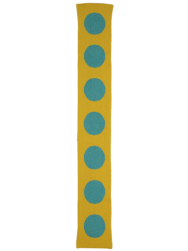Small Spot Scarf Turmeric & Jade Sample Sale