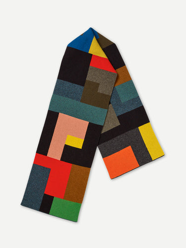 PATCHWORK SCARF MULTICOLOUR