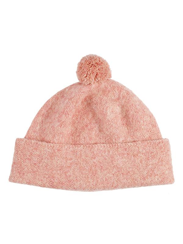 Plain Shetland Hat-Pompom Hats-Jo Gordon-Plain Shetland Hat Sugarsnap-Pompom Hat-100% Lambswool