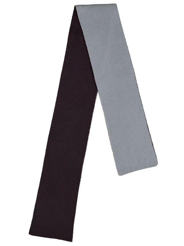 Brushed Two Sided Scarf Black & Purslane